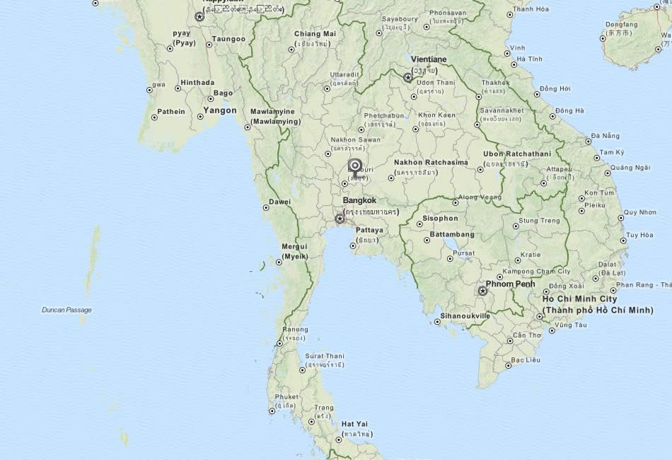Nakhon Ratchasima map